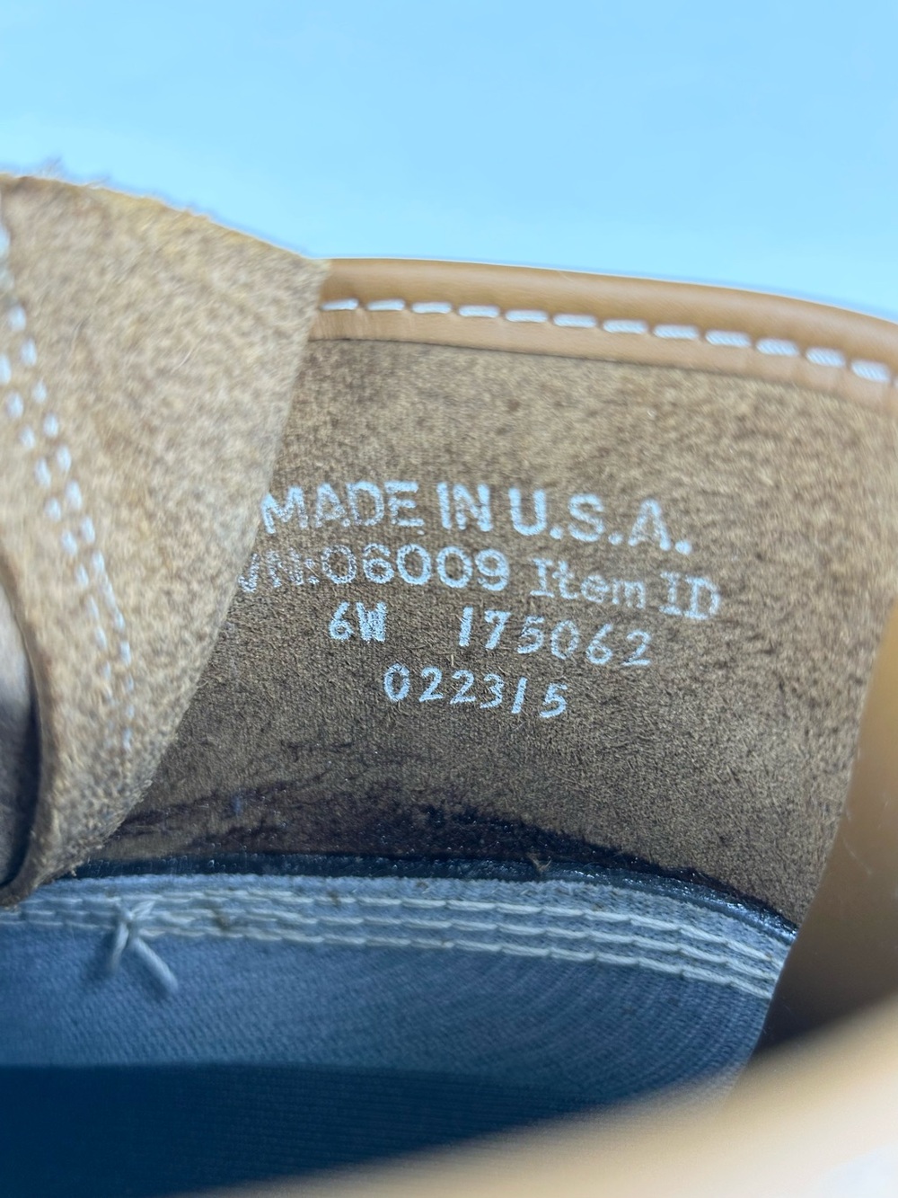 LL Bean Vintage Original 6 Inch Leather Rubber Tan Brown Waterproof Duck Boots - Picture 10 of 13